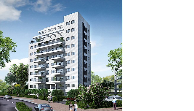 מ. גיא אדריכלים | תכנון בתים משותפים | פרויקט שער העיר, הרצליה