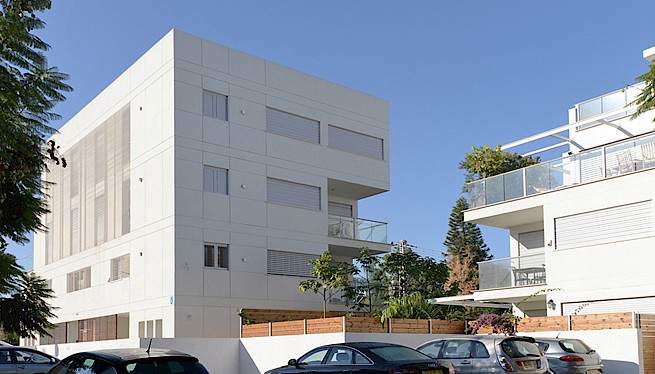 מ. גיא אדריכלים | תכנון בניינים מגורים משותפים | פרויקט קורן