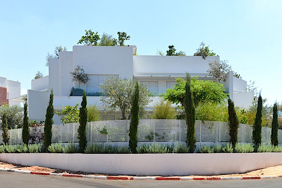 מ. גיא אדריכלים | תכנון בתים משותפים | פרויקט אוסישקין-שפירא, הרצליה