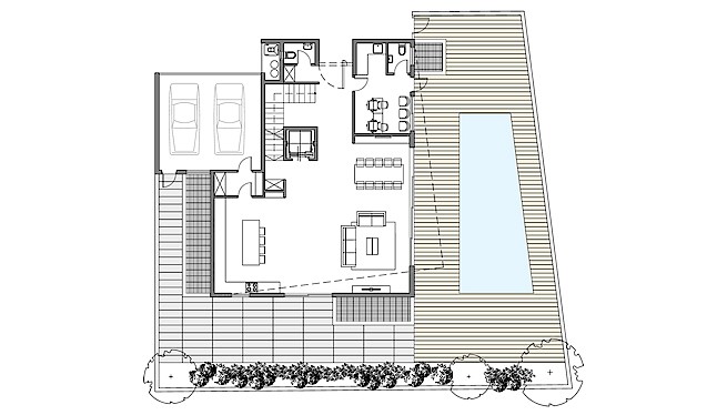מ. גיא אדריכלים | תכנון בתים פרטיים | בית בהרצליה ב': 1.7