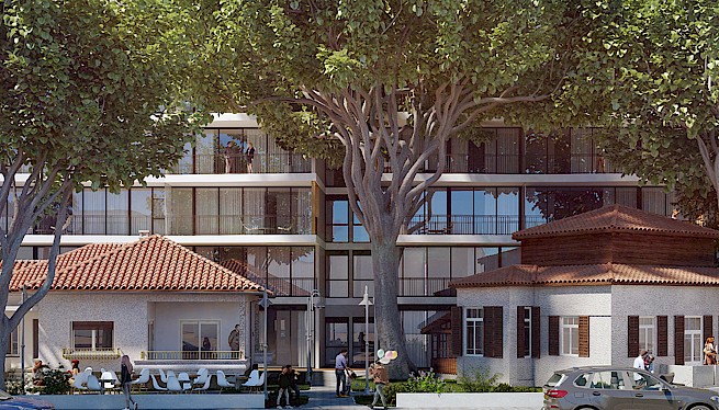 מ. גיא אדריכלים | בתים משותפים | פרויקט בני בנימין-הנדיב, הרצליה