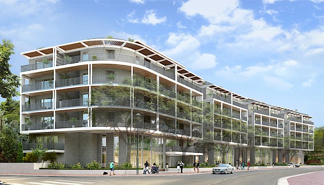 מ. גיא אדריכלים | תמ"א 38/2 | פרויקט יצחק שדה, הרצליה