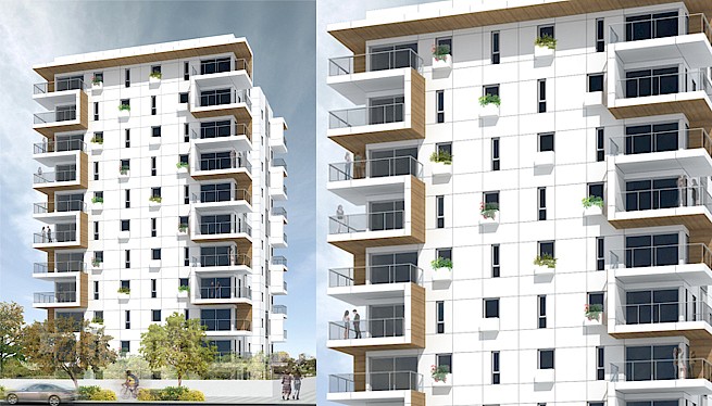 מ. גיא אדריכלים | תוכנית בנין עיר | פרויקט אמה טאובר, הרצליה | דיור בר-השגה