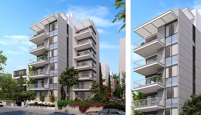 מ. גיא אדריכלים | בתים משותפים | פרויקט הנדיב 14, הרצליה