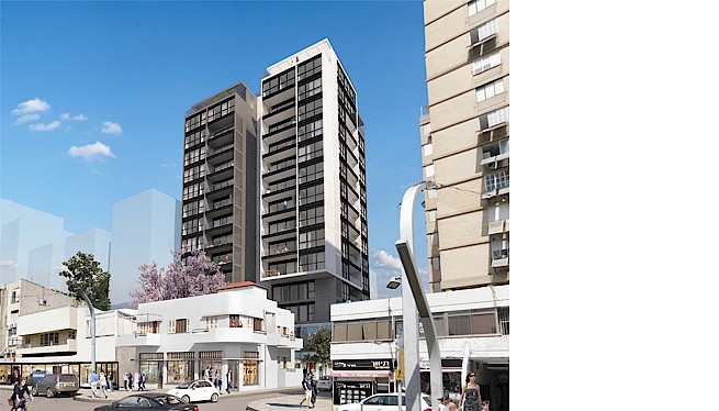 מ. גיא אדריכלים | תוכנית בנין עיר | פרויקט סוקולוב 51, הרצליה