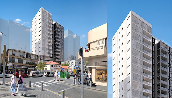 מ. גיא אדריכלים | תוכנית בנין עיר | פרויקט סוקולוב 34, הרצליה