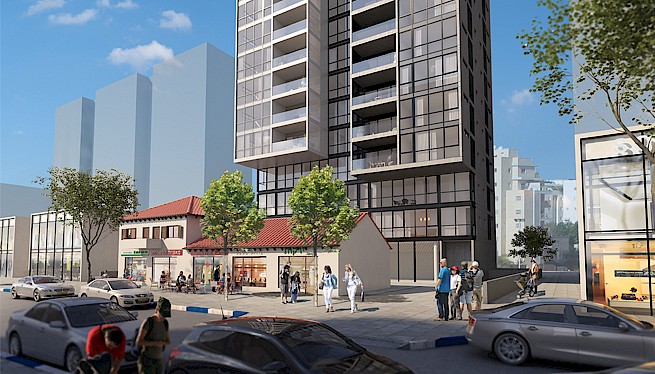 מ. גיא אדריכלים | תוכנית בנין עיר | פרויקט סוקולוב 34, הרצליה