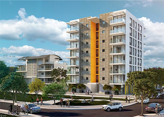 מ. גיא אדריכלים | בתים משותפים - דן שומרון 14 - דיור בר השגה להשכרה, הרצליה