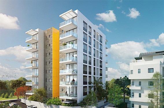 מ. גיא אדריכלים | בתים משותפים - דן שומרון 14 - דיור בר השגה להשכרה, הרצליה