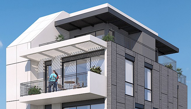 מ. גיא אדריכלים | בתים משותפים | פרויקט פלמ"ח 13, הרצליה